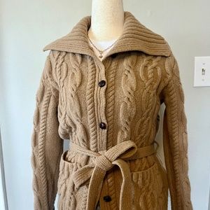 Ralph Lauren 100% Wool Wrap Cardigan